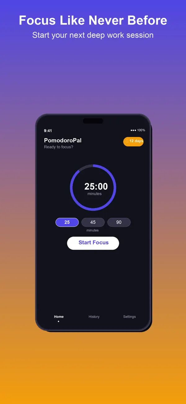PomodoroPal screenshot 1 of 4