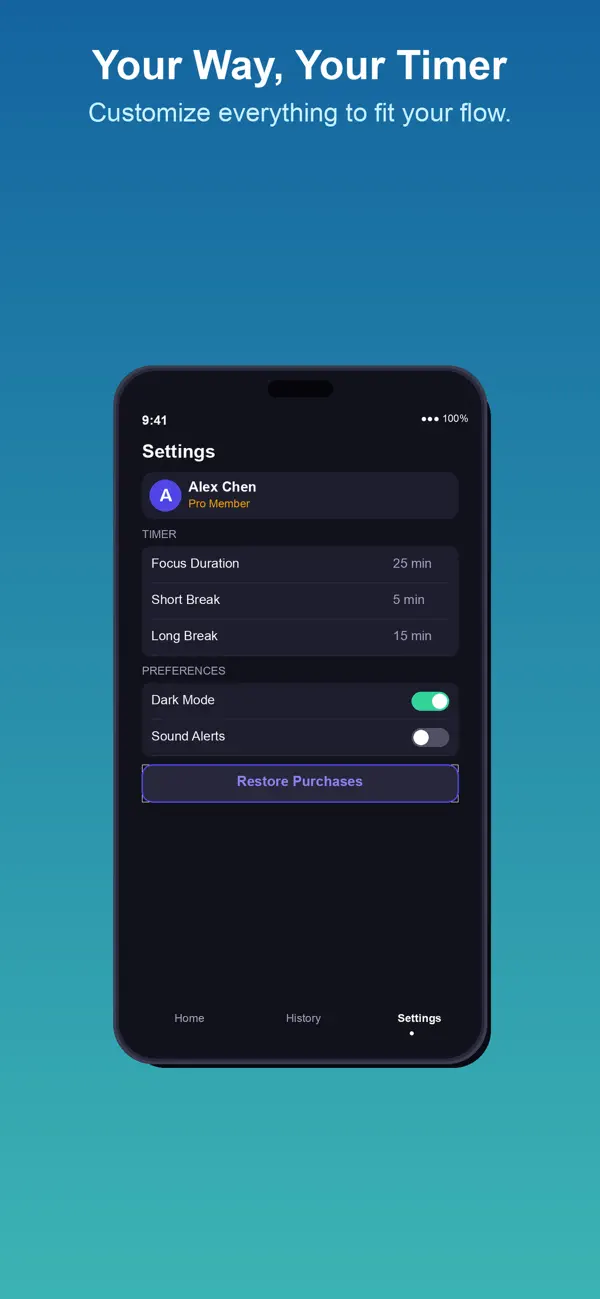 PomodoroPal screenshot 3 of 4