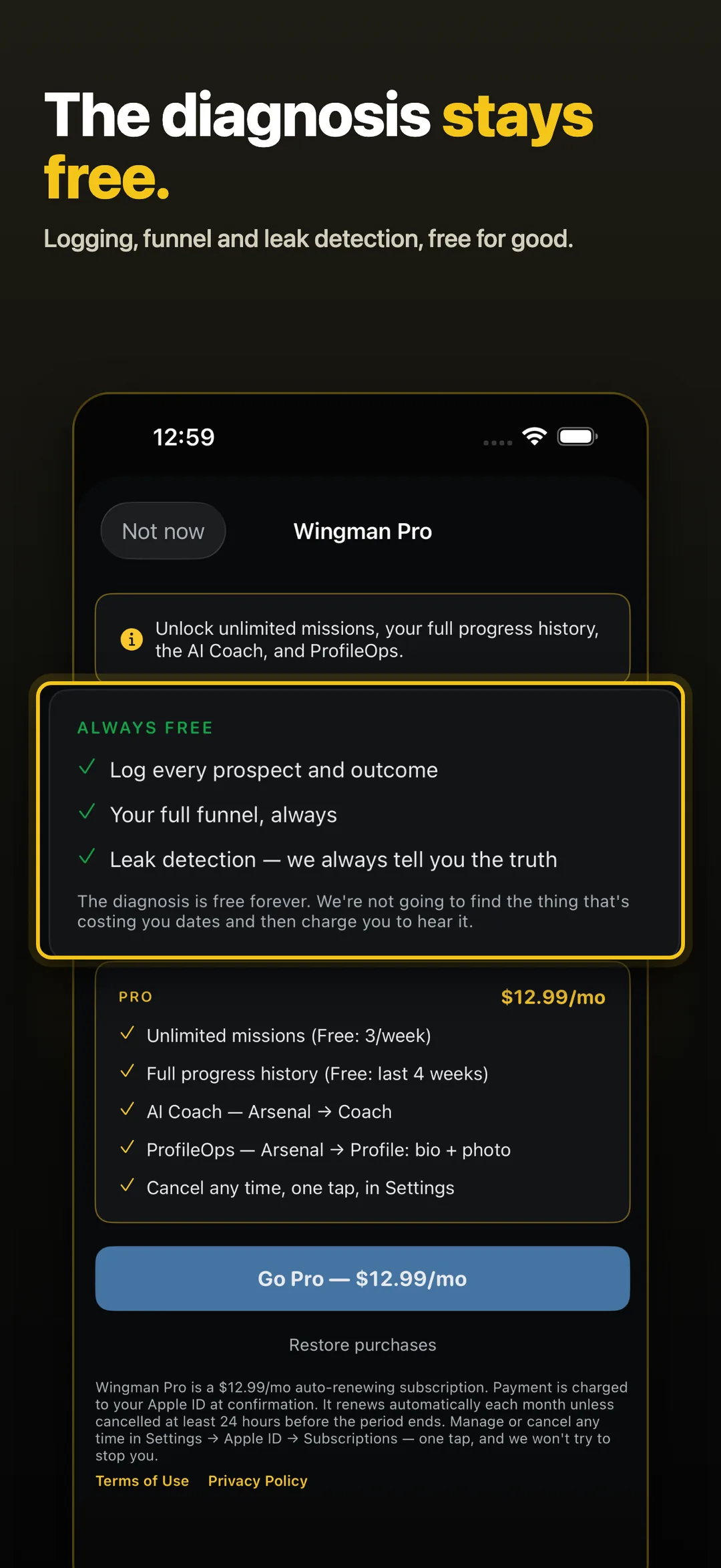 Wingman Dating Coach screenshot 6 of 6